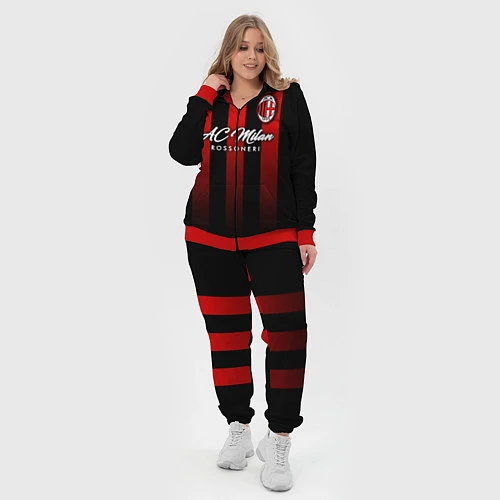 Женский костюм AC Milan / 3D-Красный – фото 4