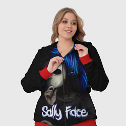 Женский 3D-костюм Sally Face: Dark Mask, цвет: 3D-красный — фото 2