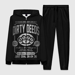 Женский 3D-костюм AC/DC: Dirty Deeds, цвет: 3D-черный