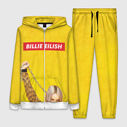 Женский 3D-костюм Billie Eilish, цвет: 3D-белый