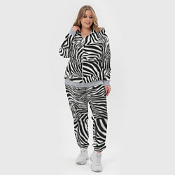 Женский 3D-костюм Полосы шкура зебры, цвет: 3D-меланж — фото 2