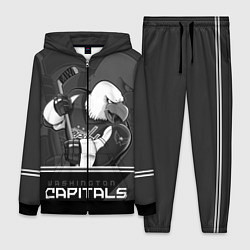 Женский 3D-костюм Washington Capitals: Mono, цвет: 3D-черный