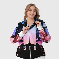 Женский 3D-костюм BTS: Black Butterflies, цвет: 3D-белый — фото 2