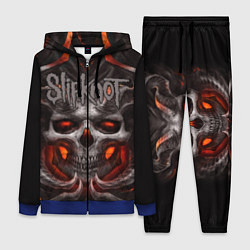 Женский 3D-костюм Slipknot: Hell Skull, цвет: 3D-синий
