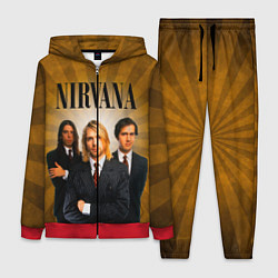 Женский 3D-костюм Nirvana, цвет: 3D-красный