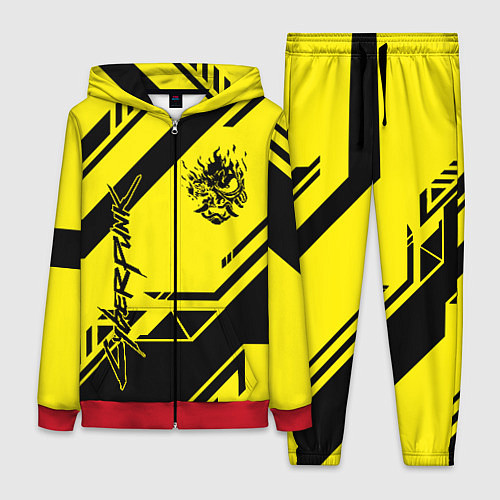 Женский костюм Cyberpunk 2077: Yellow Samurai / 3D-Красный – фото 1