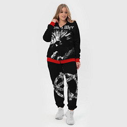 Женский 3D-костюм Король и Шут Анархия спина, цвет: 3D-красный — фото 2