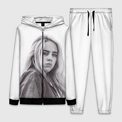 Женский 3D-костюм BILLIE EILISH, цвет: 3D-черный