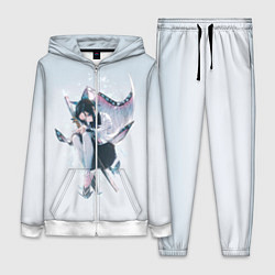 Женский 3D-костюм Shinobu Kochou, цвет: 3D-белый