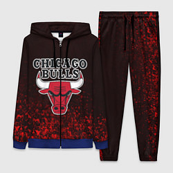 Женский 3D-костюм CHICAGO BULLS, цвет: 3D-синий