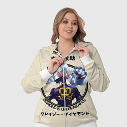 Женский 3D-костюм Приключения ДжоДжо, цвет: 3D-белый — фото 2