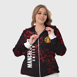Женский 3D-костюм Manchester United, цвет: 3D-белый — фото 2