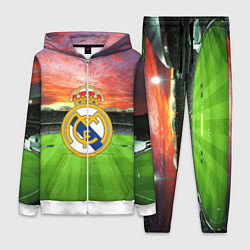Женский 3D-костюм FC Real Madrid, цвет: 3D-белый
