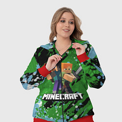 Женский 3D-костюм Minecraft Майнкрафт, цвет: 3D-красный — фото 2