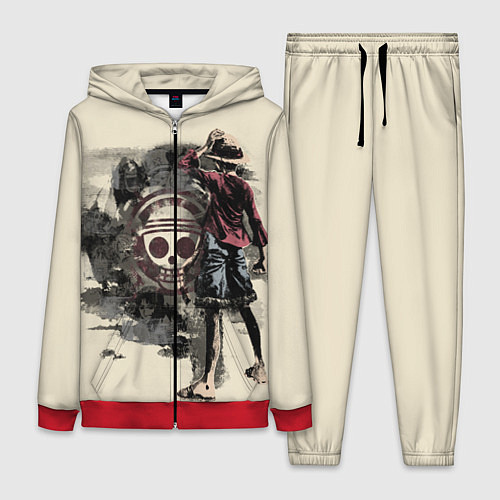 Женский костюм One Piece / 3D-Красный – фото 1