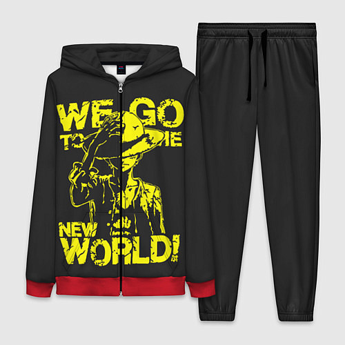 Женский костюм One Piece We Go World / 3D-Красный – фото 1