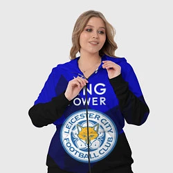 Женский 3D-костюм Leicester City, цвет: 3D-черный — фото 2