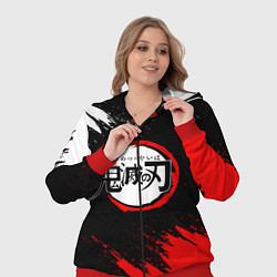 Женский 3D-костюм KIMETSU NO YAIBA, цвет: 3D-красный — фото 2