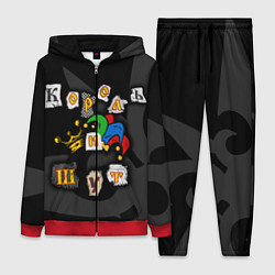 Женский 3D-костюм Король и Шут, цвет: 3D-красный