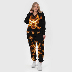 Женский 3D-костюм Черепа, цвет: 3D-черный — фото 2