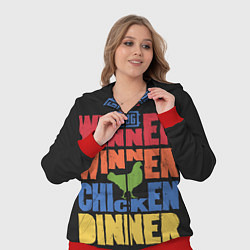 Женский 3D-костюм Winner Chicken Dinner, цвет: 3D-красный — фото 2