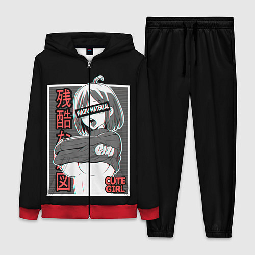 Женский костюм Ahegao / 3D-Красный – фото 1