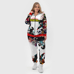 Женский 3D-костюм My Hero Academia противостояние, цвет: 3D-красный — фото 2