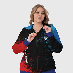 Женский 3D-костюм БМВ Мотоспорт, цвет: 3D-синий — фото 2