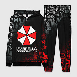 Женский 3D-костюм RESIDENT EVIL UMBRELLA CORP, цвет: 3D-черный