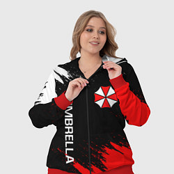 Женский 3D-костюм UMBRELLA CORP, цвет: 3D-красный — фото 2