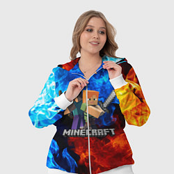 Женский 3D-костюм MINECRAFT, цвет: 3D-белый — фото 2