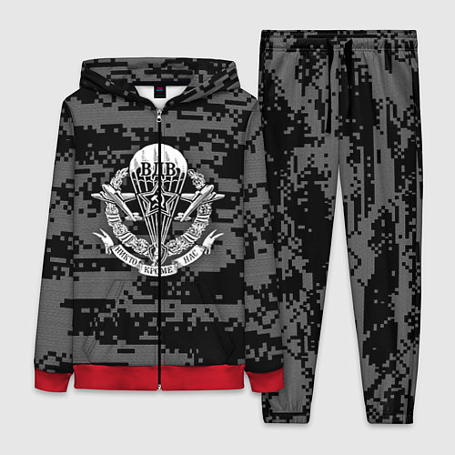 Женский костюм ВДВ СССР / 3D-Красный – фото 1