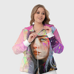 Женский 3D-костюм Billie Pinky Wave, цвет: 3D-белый — фото 2