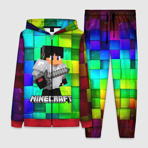 Женский костюм Minecraft Майнкрафт / 3D-Красный – фото 1