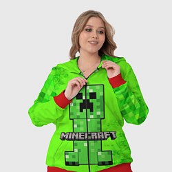 Женский 3D-костюм MINECRAFT, цвет: 3D-красный — фото 2
