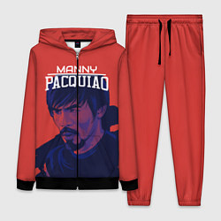 Женский 3D-костюм Manny Pacquiao, цвет: 3D-черный