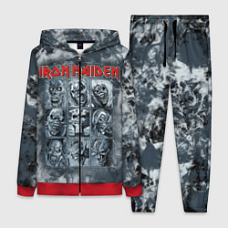 Женский 3D-костюм Iron Maiden, цвет: 3D-красный