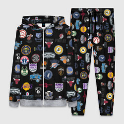 Женский 3D-костюм NBA Pattern, цвет: 3D-меланж