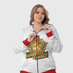 Женский 3D-костюм Бывших не бывает погранвойска, цвет: 3D-красный — фото 2