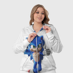 Женский 3D-костюм SONIC, цвет: 3D-белый — фото 2