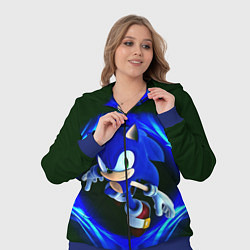 Женский 3D-костюм SONIC, цвет: 3D-синий — фото 2
