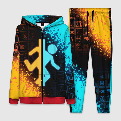 Женский костюм PORTAL / 3D-Красный – фото 1