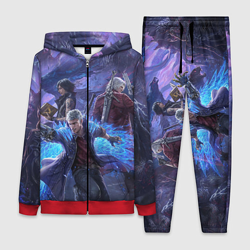 Женский костюм DEVIL MAY CRY / 3D-Красный – фото 1