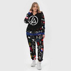 Женский 3D-костюм LINKIN PARK, цвет: 3D-синий — фото 2