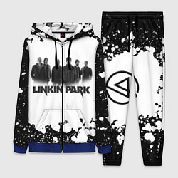 Женский 3D-костюм LINKIN PARKспина, цвет: 3D-синий