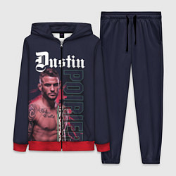 Женский 3D-костюм Dustin Poirier, цвет: 3D-красный