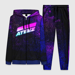 Женский 3D-костюм ATEEZ neon, цвет: 3D-синий