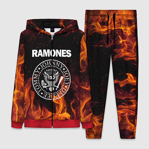 Женский костюм Ramones / 3D-Красный – фото 1