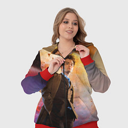 Женский 3D-костюм DOCTOR WHO, цвет: 3D-красный — фото 2