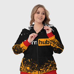 Женский 3D-костюм PORNHUB, цвет: 3D-красный — фото 2